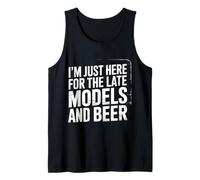 I'm Just Here For The Late Models and Beer |- Camiseta sin Mangas