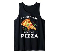 I'm Just Here for The Pizza | Funny Cute Food Lover Camiseta sin Mangas