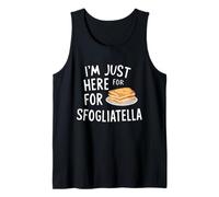 I'm Just Here for The Sfogliatelle Italian Ricotta Pastry Camiseta sin Mangas