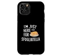 I'm Just Here for The Sfogliatelle Italian Ricotta Pastry Carcasa para iPhone 11 Pro