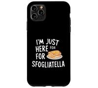 I'm Just Here for The Sfogliatelle Italian Ricotta Pastry Carcasa para iPhone 11 Pro MAX