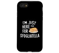 I'm Just Here for The Sfogliatelle Italian Ricotta Pastry Carcasa para iPhone SE (2020) / 7/8