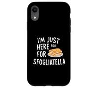 I'm Just Here for The Sfogliatelle Italian Ricotta Pastry Carcasa para iPhone XR