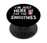 I'm Just Here for The Smoothies - Fresh Fruit Blended Juice PopSockets PopGrip Adhesivo