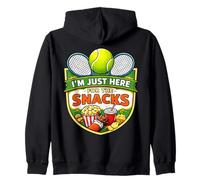 I'm Just Here For The Snacks - Broma Divertida del día del Partido para fanáticos del Tenis Sudadera con Capucha