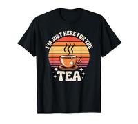 I'm just here for the Tea Retro Cute tea designs Tea Drinker Camiseta