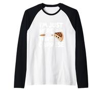 I'm Just Here for The Torta Caprese Italian Flourless Cake Camiseta Manga Raglan