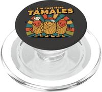 I'm Just Here Tamales, Divertida Fiesta de Comida Mexicana PopSockets PopGrip para MagSafe