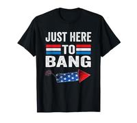 I'm Just Here to Bang 4th July Funny Petardo Camiseta