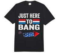 I'm Just Here to Bang 4th July Funny Petardo Comfort Colors Adult Heavyweight T-Shirt