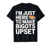 I'm Just Here To Make Bigots Upset Desafío LGBTQ - Camiseta