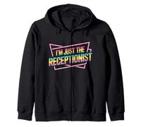 I'm Just The Receptionist Office Front Secretary - Sudadera con Capucha