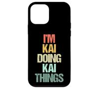 I'm Kai Doing Kai Things - Divertido nombre de Kai que dice nombre genial Kai Carcasa para iPhone 12 mini