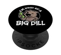 I'M Kind Of A Big Dill Uombat Pepino Viaje A Australia PopSockets PopGrip Adhesivo