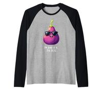 I'm Kind of A Fig Deal Humorística Fruta Diversión Camiseta Manga Raglan