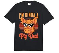 I'm Kinda A Pig Deal Animal de Granja ama la cría de Cerdos Comfort Colors Adult Heavyweight T-Shirt