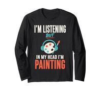 Im Listening But in My Head Im Painting Painter Artist Manga Larga