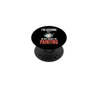 Im Listening But in My Head Im Painting Painter Artist PopSockets PopGrip Adhesivo
