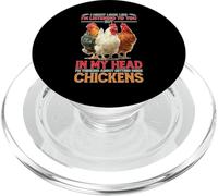 I'm Listening But Thinking About More Chickens PopSockets PopGrip para MagSafe