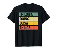 I'm Luisa Doing Luisa Things - Cita Personalizada Divertida Camiseta gráfica económica