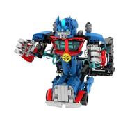 iM.Master - Battle Bots Hidráulico Azul - Robot Luchadores - Bloques de Construcción - 694 Piezas - Combínalo con Otro Modelo para 2 Jugadores - Juguetes Educativos Stem - Maqueta para Construir