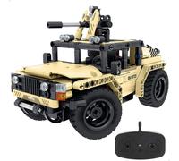 COLORBABY iM.Master Juego de construcción, Coche teledirigido Militar 2 en 1, 370 Piezas, Radiocontrol 2.4 GHz, Diseño transformable, Montaje Stem preciso y Divertido, (85451)