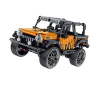 iM.Master - Off-Roader Naranja - Maqueta de Coche Todoterreno Technic Pull Back - Bloques de Construcción Adultos y Niños - 419 Piezas - Escala 1:20 - Juegos Educativos Stem - Maqueta para Construir