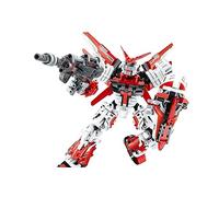 iM.Master - Robot de Juguete Mecha Warrior Rojo - Bloques de Construcción Adultos Niños - Maqueta Articulada - Funcionamiento Mecánico - 1100 Piezas - Juegos Educativos Stem - Maqueta para Construir