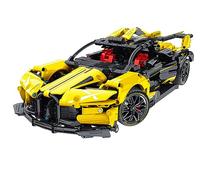 iM.Master - Supercar Amarillo - Maqueta de Coche Technic - Réplica Realista - Bloques de Construcción Adultos y Niños - 1103 Piezas - Escala 1:14 - Juegos Educativos Stem - Maqueta para Construir