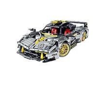 iM.Master - Supercar Gris - Maqueta de Coche Technic - Réplica Realista - Bloques de Construcción Adultos y Niños - 1237 Piezas - Escala 1:14 - Juegos Educativos Stem - Maqueta para Construir