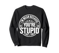 I'm Mean Because You'Re Stupid Sarcasmo sarcástico - Sudadera