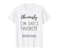I'm My Dad's Favorite Funny Daughter-Son Child Gift Camiseta