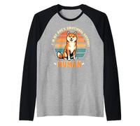 I'm My Dog'S Emotional Support Human Camiseta Manga Raglan