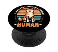 I'm My Dog'S Emotional Support Human PopSockets PopGrip Adhesivo
