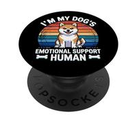 I'm My Dog'S Emotional Support Human PopSockets PopGrip Adhesivo