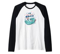 I'm My Own Magic Dragon Kawaii Lindo Divertido Camiseta Manga Raglan