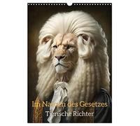 Im Namen des Gesetzes Tierische Richter (Wandkalender 2026 DIN A3 hoch), CALVENDO Monatskalender: Kreative Tierportraits in Richter outfits
