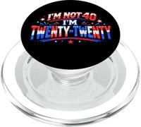 I'm Not 40 I'm Twenty Twenty Funny 40th Birthday PopSockets PopGrip para MagSafe