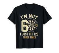 I'm Not 60 I Just Hit T20 Three Times 60th Birthday Dardos Camiseta