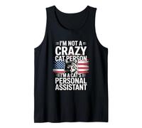I'm Not A Crazy Cat Person I'm A Cat'S Personal Assistant Camiseta sin Mangas
