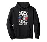 I'm Not A Crazy Cat Person I'm A Cat'S Personal Assistant Sudadera con Capucha