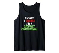 Im Not A Hacker Im A Security Professional OPSEC Cyber Humor Camiseta sin Mangas