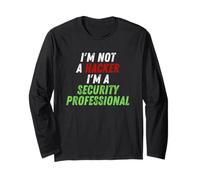 Im Not A Hacker Im A Security Professional OPSEC Cyber Humor Manga Larga