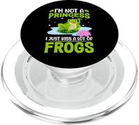 I'm Not A Princess I Just Kiss A Lot of Frogs PopSockets PopGrip para MagSafe