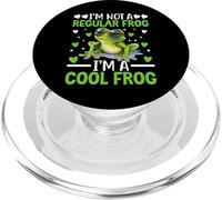 I'm Not A Regular Frog Im A Cool Frog PopSockets PopGrip para MagSafe
