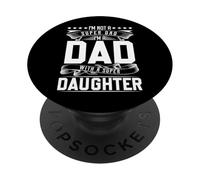 I'm Not a Super Dad, I'm a Dad with a Super Daughter Cool PopSockets PopGrip Adhesivo