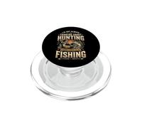 I'm Not Always Thinking About Hunting Sometimes It's Fishing PopSockets PopGrip para MagSafe