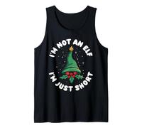 I'm Not An Elf I'm Just Short Funny Christmas For Boys Girls Camiseta sin Mangas