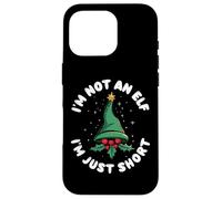 I'm Not An Elf I'm Just Short Funny Christmas For Boys Girls Carcasa para iPhone 16 Pro
