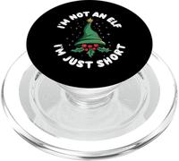 I'm Not An Elf I'm Just Short Funny Christmas For Boys Girls PopSockets PopGrip para MagSafe